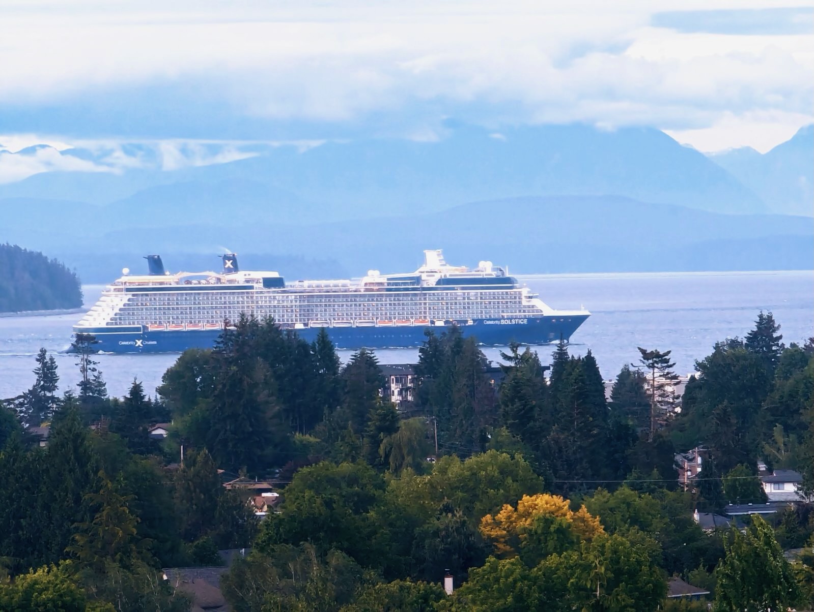 Our ship, taken from Campbell River, BC
