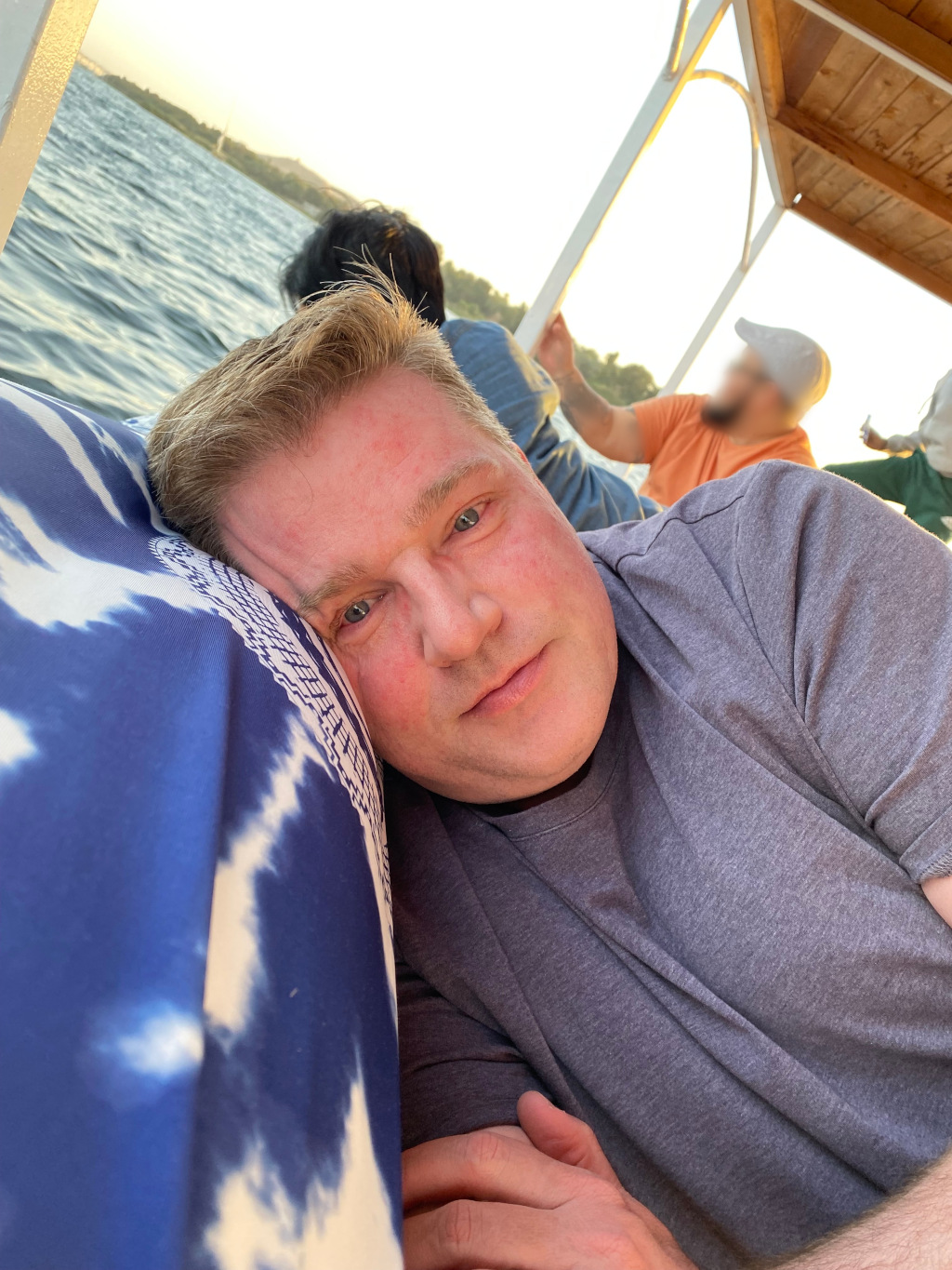 Kevin on the Felucca - Nile River